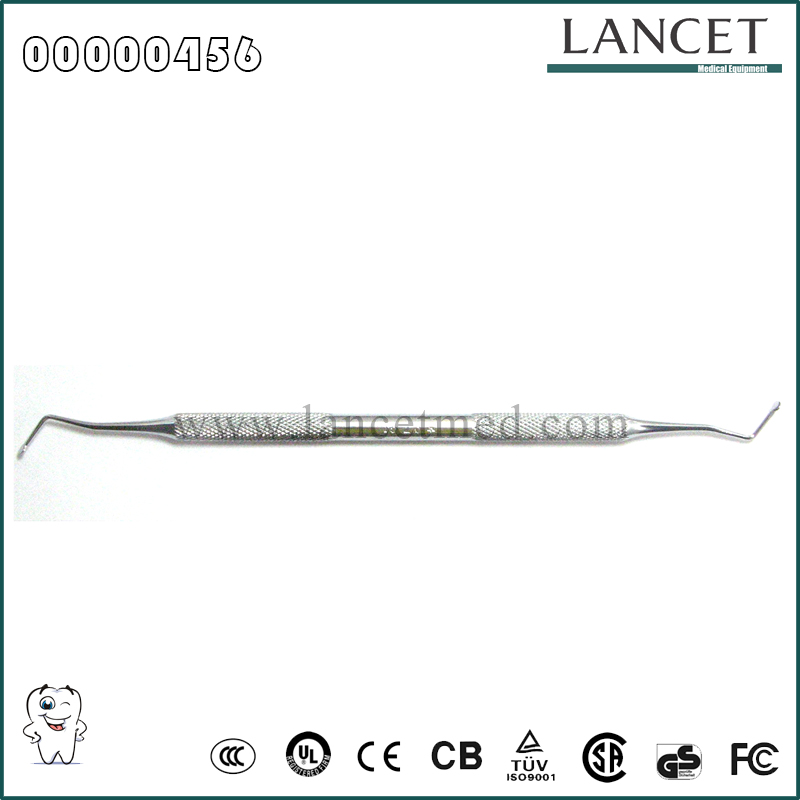 0456 牙用分离器（牙龈压排器）有齿圆头